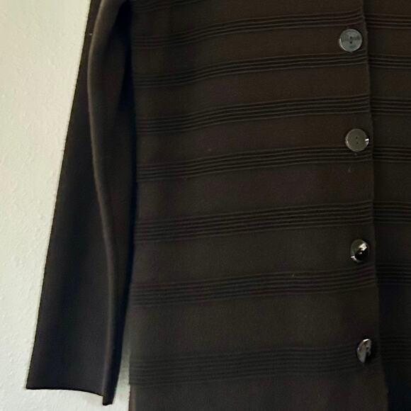 Clorinda long maxi cardigan duster button up knit sweater wool blend long S - Picture 5 of 10